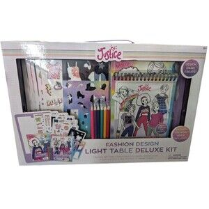 Justice Fashion Design Light table Deluxe Kit With Fashion Drawing Guide